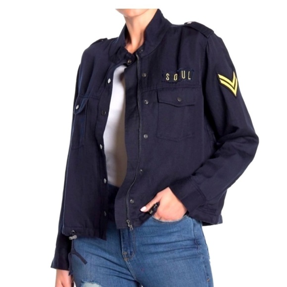 RAILS Collins Military Jacket in Indigo Soul
Patch Navy. Size Small - Picture 1 of 11